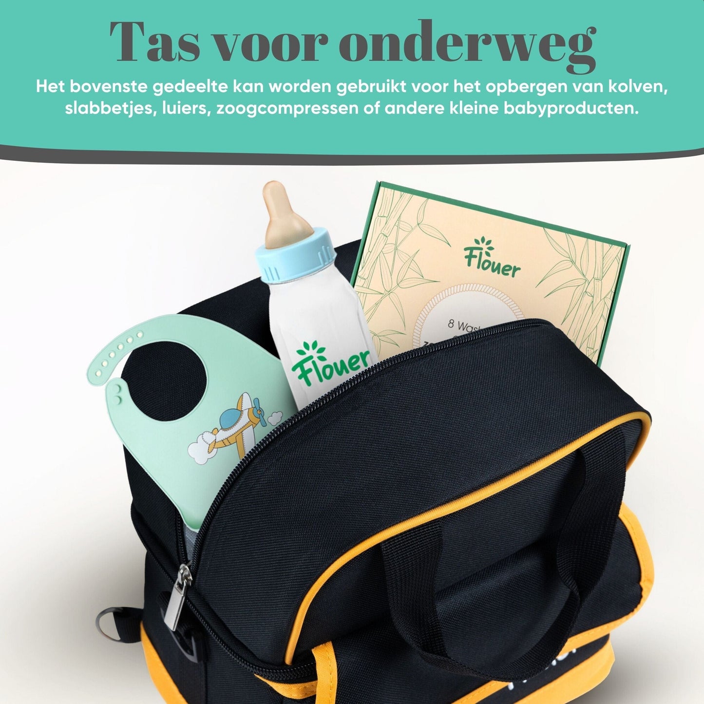 Koeltas Moedermelk met 2 Koelelementen - Luiertas - Kolftas