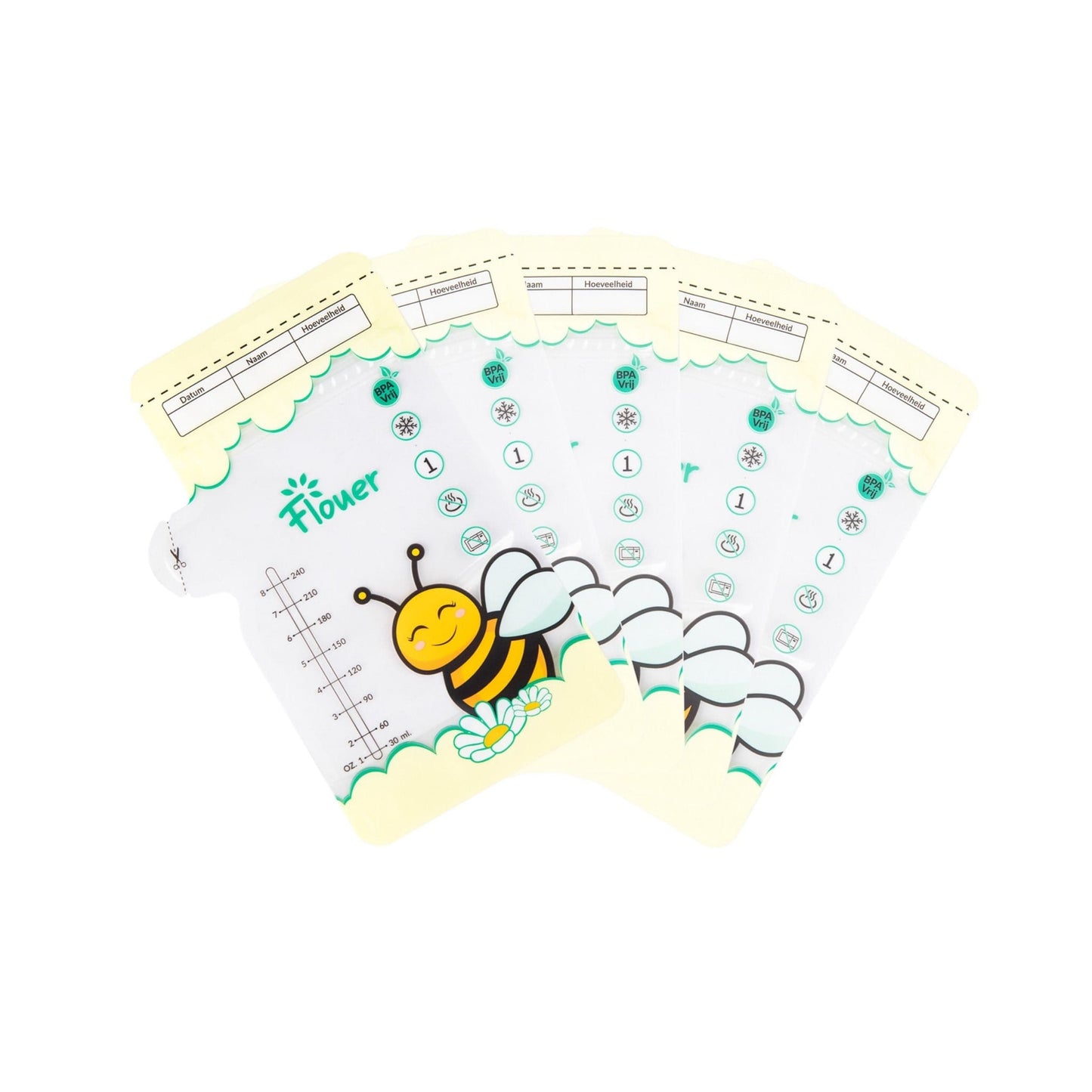 Breast Milk Storage Bags - Breastfeeding Pouches - 100 Pieces