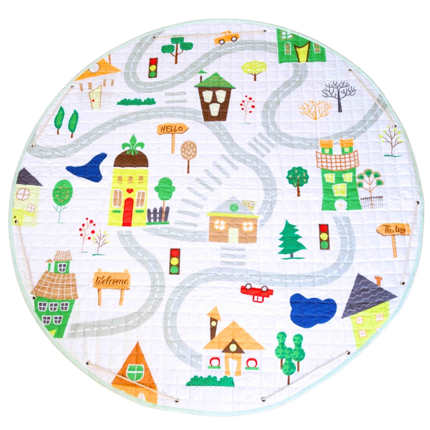 2-in-1 Speelkleed voor Baby/Peuter & Kind - Wit