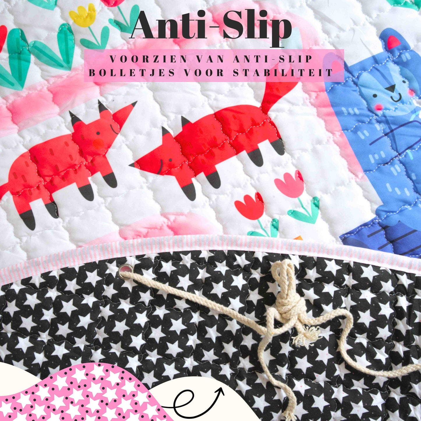 2-in-1 Speelkleed voor Baby/Peuter & Kind - Roze