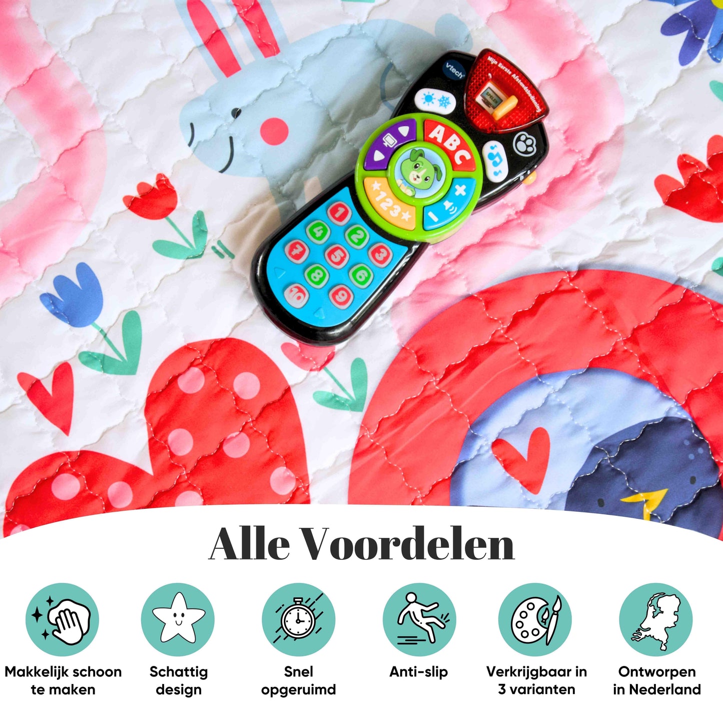 2-in-1 Speelkleed voor Baby/Peuter & Kind - Roze